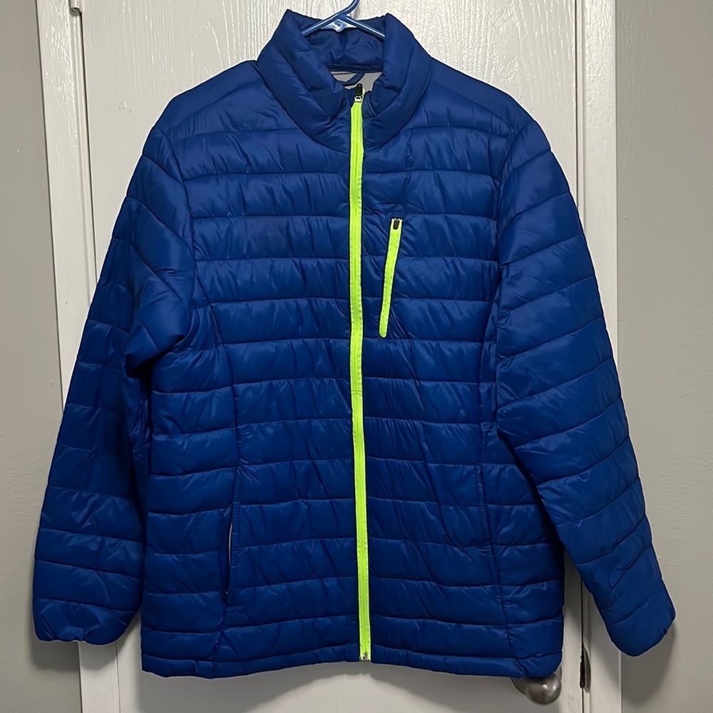 Xersion Blue Packable Puffer Jacket - image 1